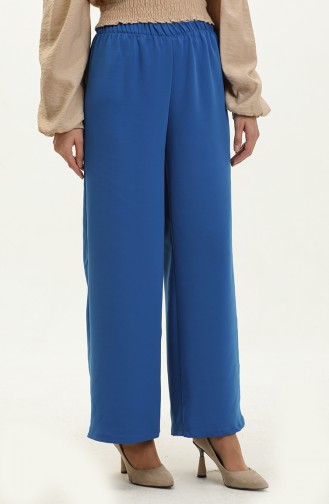 Broek Met Wijde Pijpen 0192-02 Blauw 0192-02