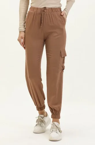 Cargohose mit elastischem Bund 1147A-01 Camel 1147A-01