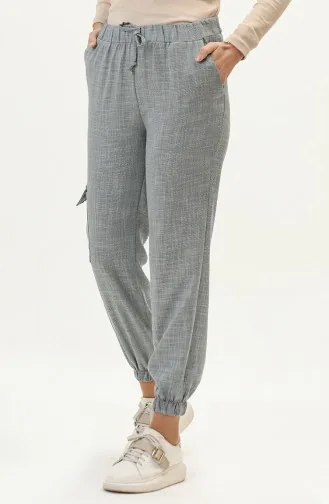 Cargo-Hose mit elastischer Taille 1147B-01 Grau 1147B-01