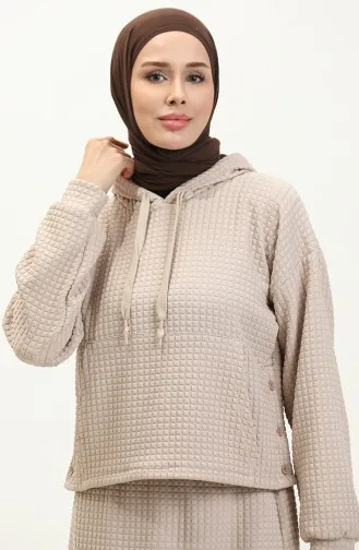 طقم ثنائي تنورة سويت 24K9086-01 بيج 24K9086-01
