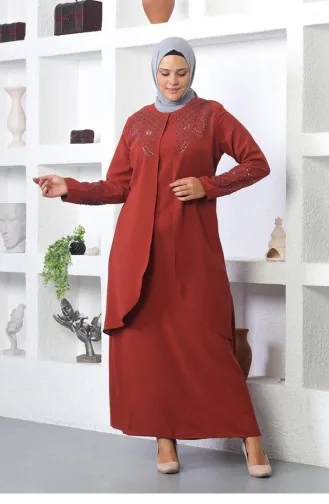 Mit Stein Bestickte Hijab-Kleiderfliese 2021SMR.KRT