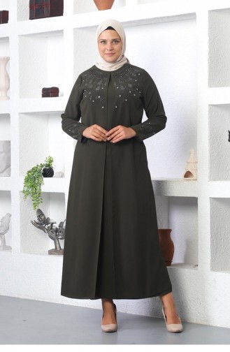 Hijab-Abendkleid Khaki 5080SMR.HAK