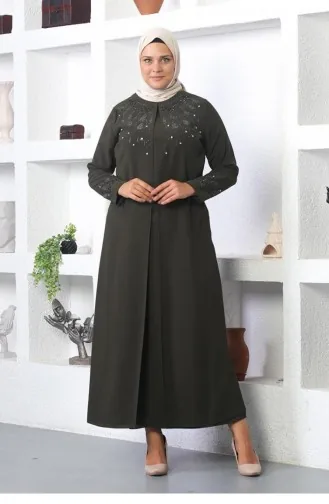 Hijab-Abendkleid Khaki 5080SMR.HAK