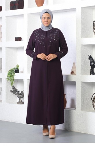 Hijab-Abendkleid Pflaume 5080SMR.MRD