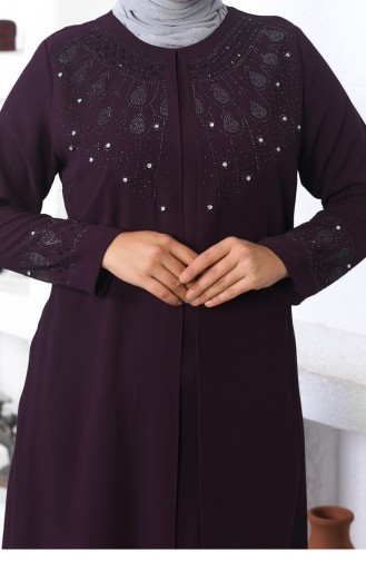 Hijab-Abendkleid Pflaume 5080SMR.MRD