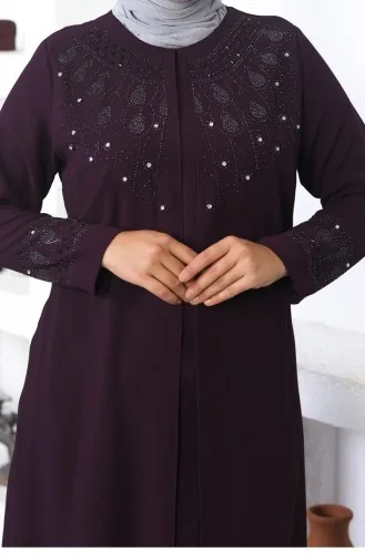 Hijab-Abendkleid Pflaume 5080SMR.MRD