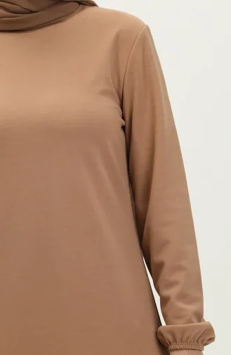 Elastische Tunika 8663-01 Milchkaffee 8663-01