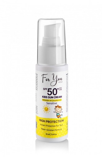 عامل حماية من الشمس SPF50 ذو عامل حماية عالي جدًا للرضع والأطفال 8683498412115