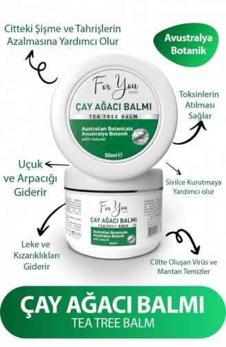 Çay Ağacı Balmı Tea Tree Balm 50 Ml