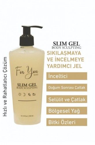 Slim Gel Fat Burning Anti Stretch Marks Firming Cellulite Gel 250 Ml Single Product 8698500881530