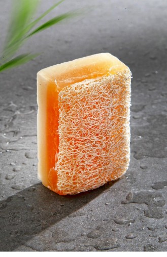 Savon à L`acide Hyaluronique Au Lait D`ânesse En Fibre De Citrouille Naturelle 8698500909117