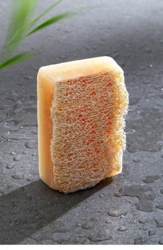 Savon De Riz Fait Main En Fibre De Citrouille 8698500909123