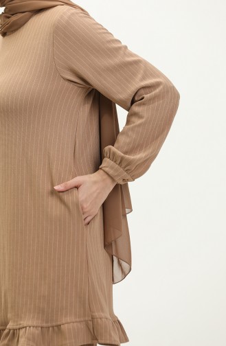 Striped Two Piece Suit  24K9076-03 Milky Coffee 24K9076-03