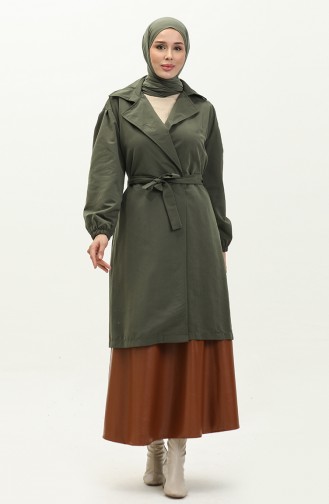 Pocket Trench Coat 4434-05 Khaki 4434-05