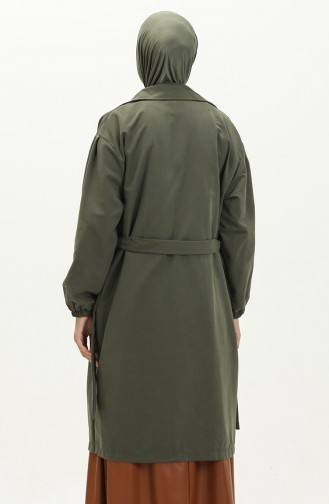 Trenchcoat Met Zak 4434-05 Kaki 4434-05