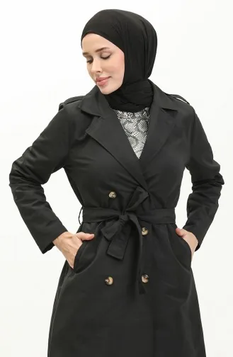 ترانش كوت كروازية 4435-01 أسود 4435-01
