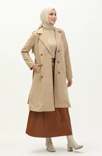 Double-breasted Collar Trench Coat 4435-03 Camel 4435-03