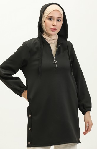 Scuba Fabric Tunic Cape 24k9054-01 Black 24K9054-01