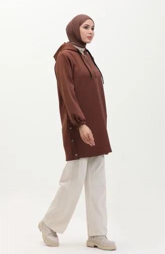 سترة تونيك رياضية 24K9054-02 بني 24K9054-02
