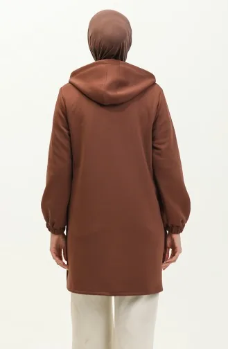 سترة تونيك رياضية 24K9054-02 بني 24K9054-02