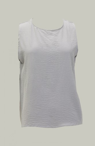 Aerobin Blouse Sans Manches En Tissu 0172-04 Gris 0172-04