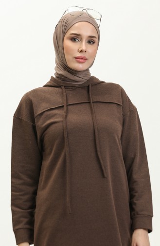 Two Thread Tracksuit Set 3034-06 Brown 3034-06