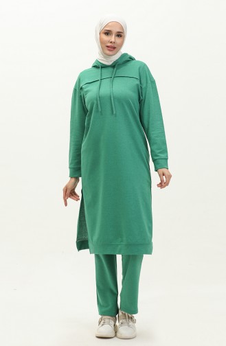 Two Thread Tracksuit Set 3034-10 Green 3034-10