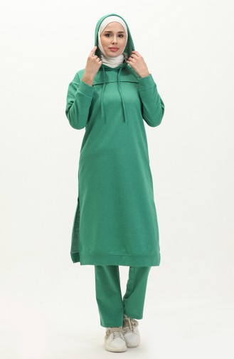 Two Thread Tracksuit Set 3034-10 Green 3034-10