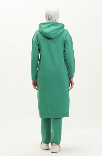 Two Thread Tracksuit Set 3034-10 Green 3034-10