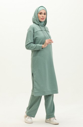 Two Thread Tracksuit Set 3034-11 Unripe Almond Green 3034-11