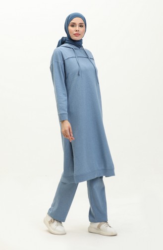Two Thread Tracksuit Set 3034-13 Blue 3034-13