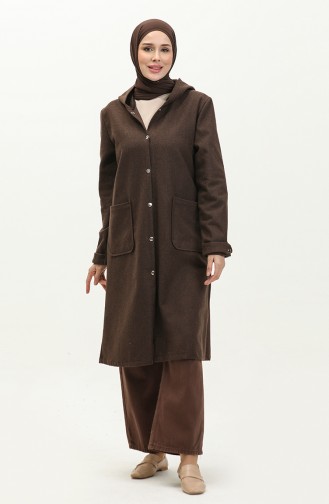 Hooded Seasonal Cape 1691-04 Brown 1691-04