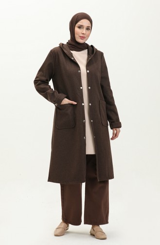 Hooded Seasonal Cape 1691-04 Brown 1691-04