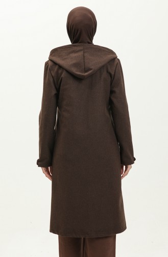 Hooded Seasonal Cape 1691-04 Brown 1691-04