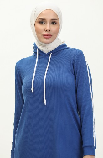 Fitilli Tunik Pantolon İkili Takım 24K9077-02 Saks