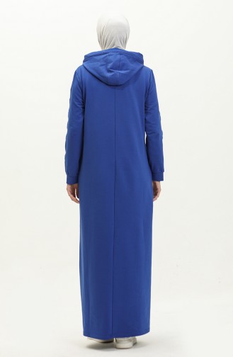 فستان مطبوع  خيطان  24K9093-03 أزرق ملكي 24K9093-03