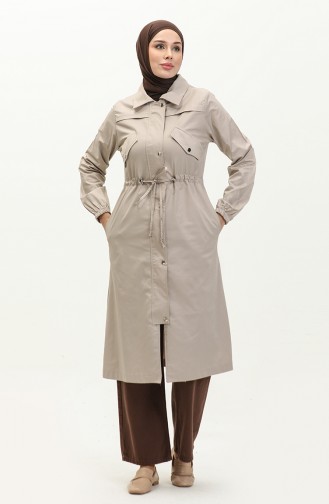 Trench Taille Froncee 61350-02 Pierre 61350-02