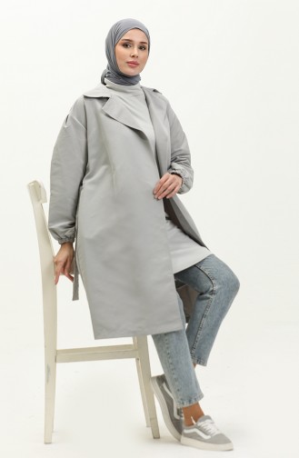 Zaktrenchcoat 4434-03 Grijs 4434-03