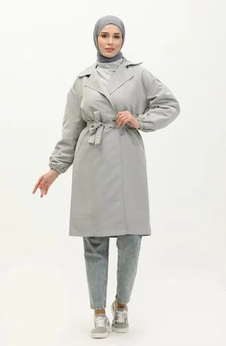 Zaktrenchcoat 4434-03 Grijs 4434-03