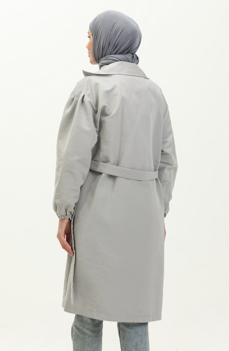 Pocket Trench Coat 4434-03 Gray 4434-03