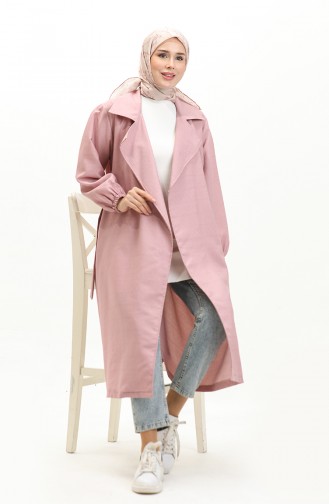 Trenchcoat Met Riem 24K9095-02 Poeder 24K9095-02
