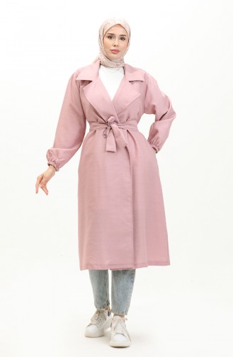 Trenchcoat Met Riem 24K9095-02 Poeder 24K9095-02