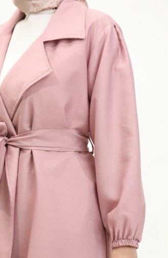 Trenchcoat Met Riem 24K9095-02 Poeder 24K9095-02