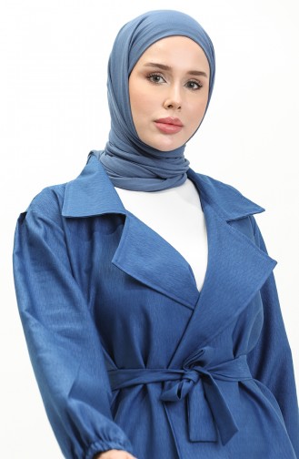 Trenchcoat Met Riem 24K9095-04 Indigo 24K9095-04