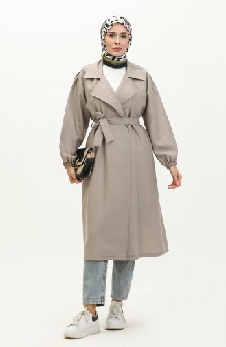 Trenchcoat Met Riem 24K9095-06 Mink 24K9095-06