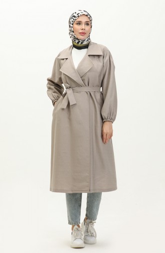 Trenchcoat Met Riem 24K9095-06 Mink 24K9095-06