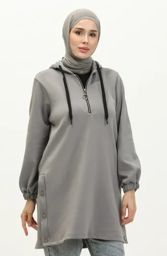سترة تونيك رياضية  24K9054-03 رمادي 24K9054-03