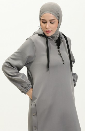 سترة تونيك رياضية  24K9054-03 رمادي 24K9054-03