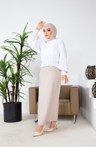 Pencil Skirt 2248-02 Stone 2248-02