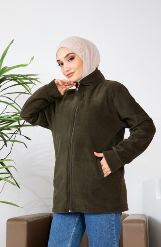 Winterfleecejas 00020-03 Kaki 00020-03